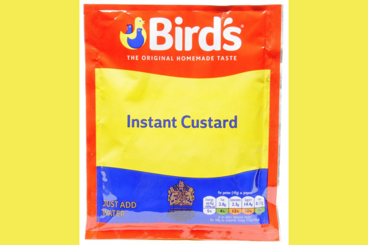 A Bird's Instant Custard Powder Sachet
