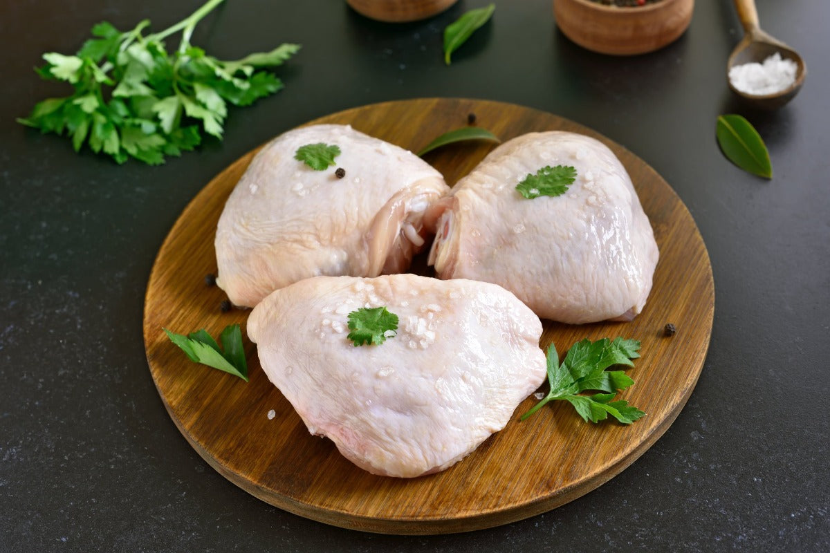 Chicken Thighs - bone in, skin on