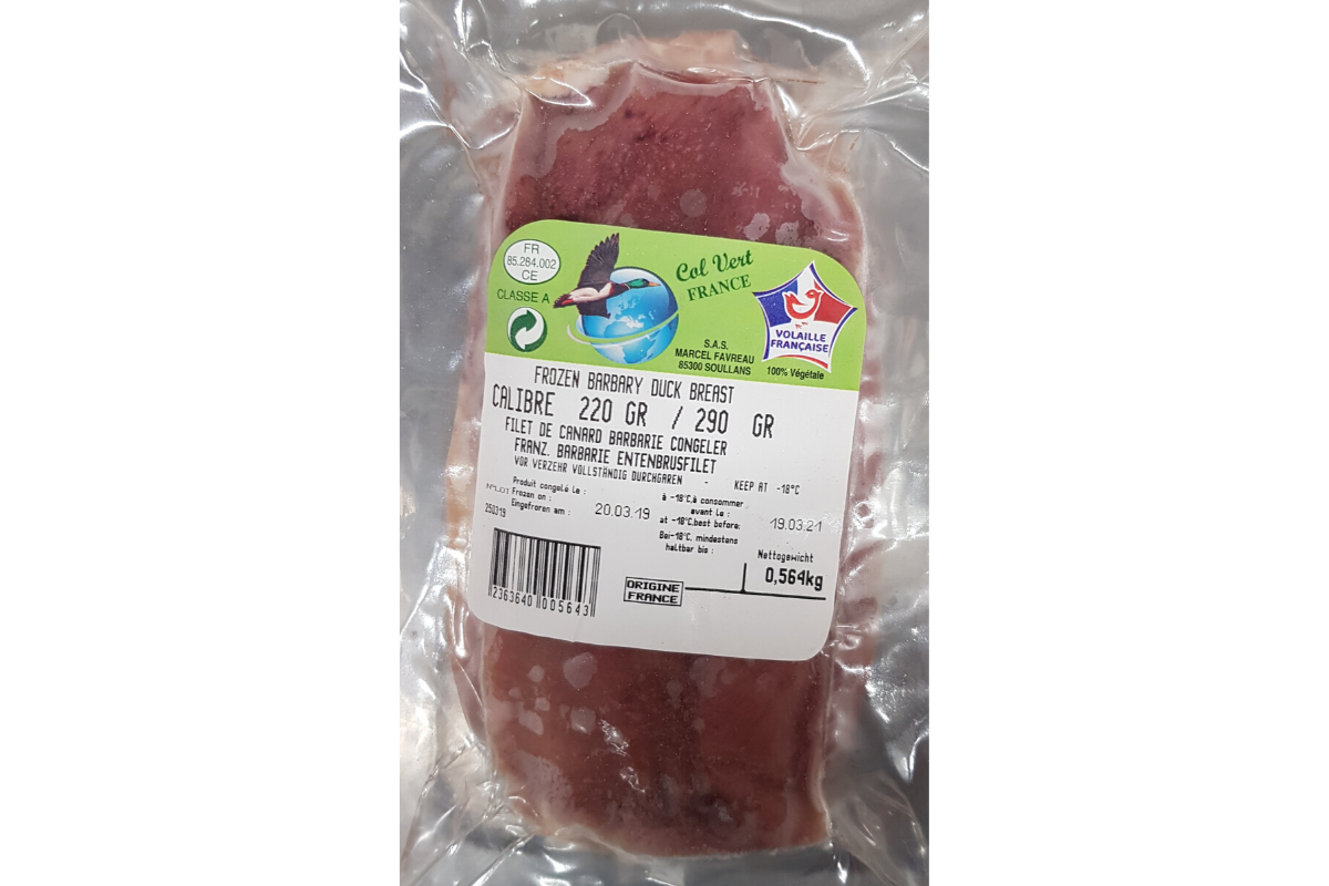 Barbary Duck Breast (frozen)