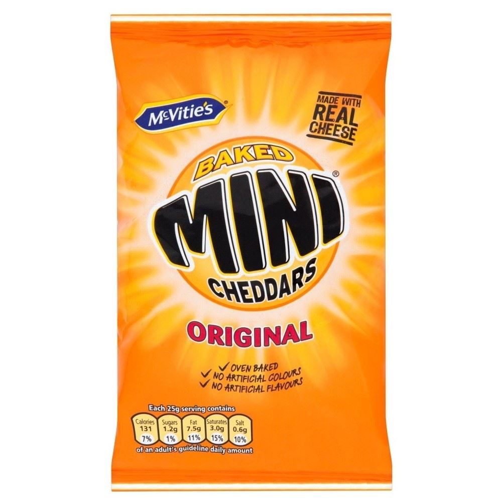 Crisps & Snacks - Jacob's Mini Cheddars 105g