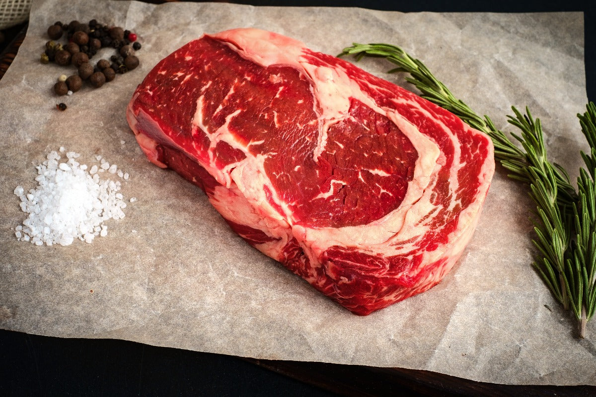 Pepper Glazed Rib-Eye Steaks