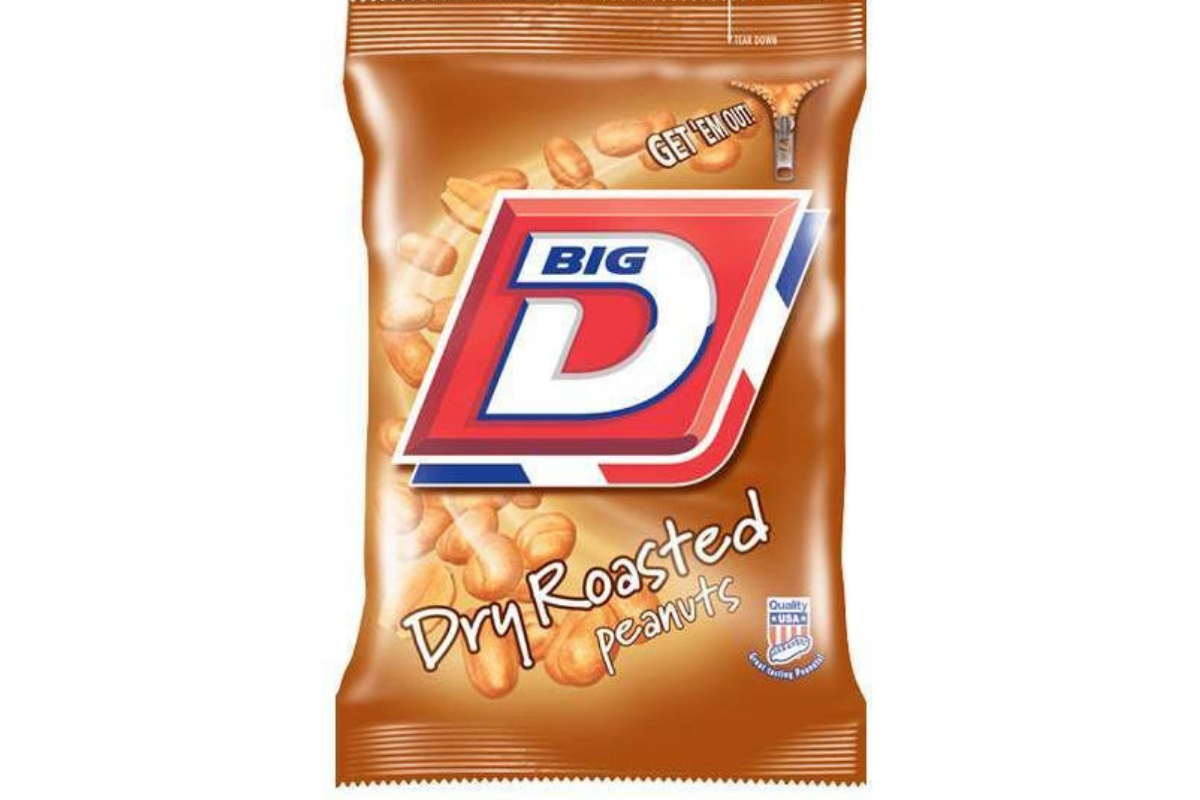 Big D Dry Roasted Peanuts 240g