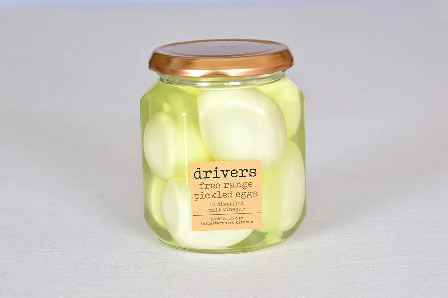 Pickles - Drivers Free Range Pickled Eggs in Spicy Distilled Malt  Vinegar