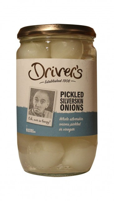 Pickles - Drivers Silver Skin Onions Party Jar