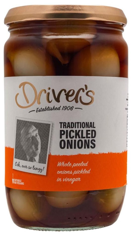 Pickles - Drivers Traditional Pickled Onions Party Jar