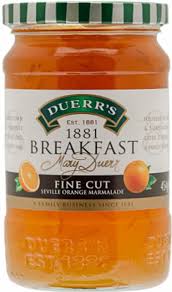 Jam - Duerr's Breakfast Fine Cut Marmalade (454g)