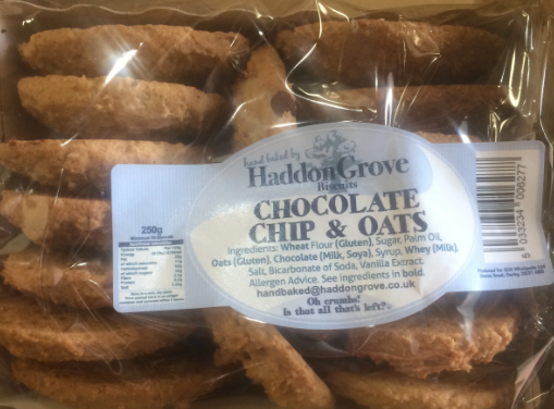 Haddon Grove Choc Chip and Oats Biscuits