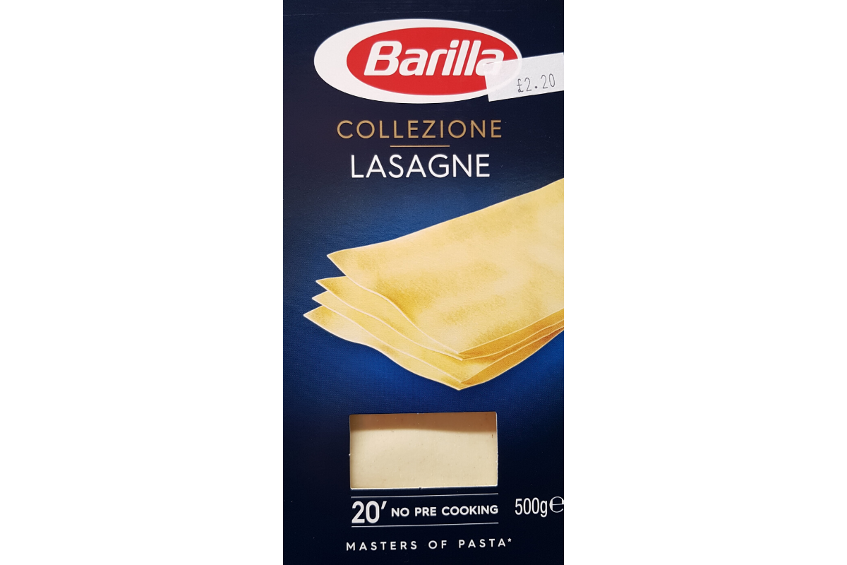 Pasta Lasagne Sheets