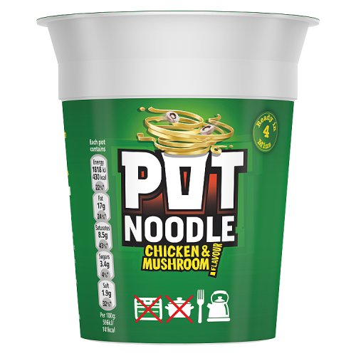 Pot Noodles Chicken and Mushroom