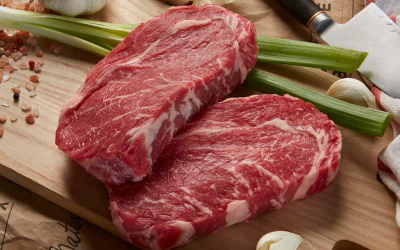 Rib-Eye Beef Steaks