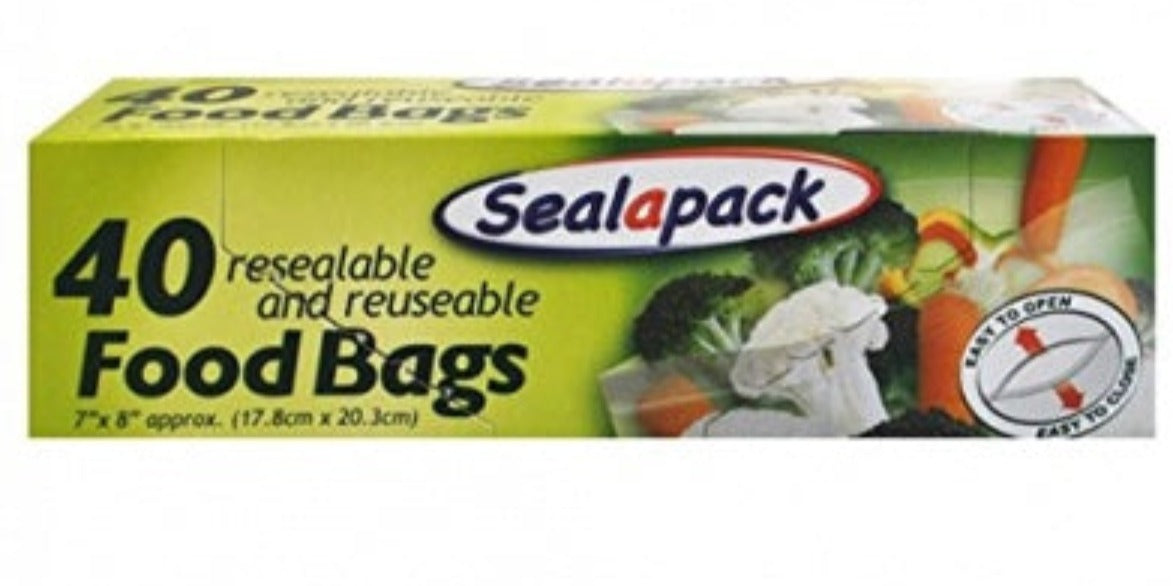 Food Bags - Sealapack 7 x 8 Roll (40)