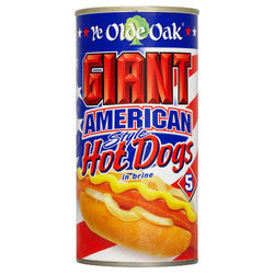 Ye Olde Oak American Style Giants Hot Dogs (tin, 560g)