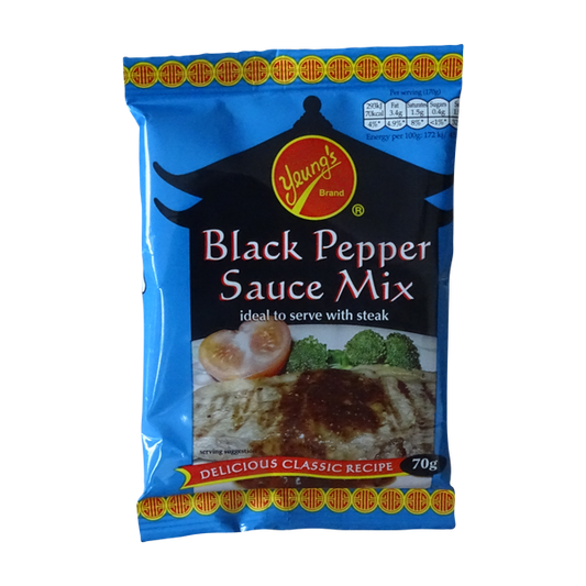 Yeung's Black Pepper Sauce Mix pack (70g)